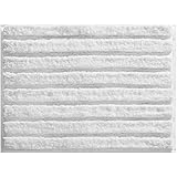 InterDesign Verto Rug, White, 21-Inch by 17-Inch