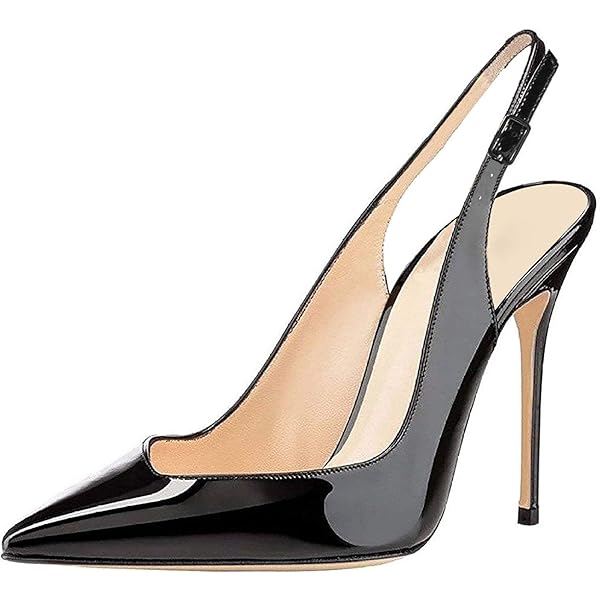 Amazon.com | Fericzot Women's Slingback Pumps Pointed-Toe Ankle