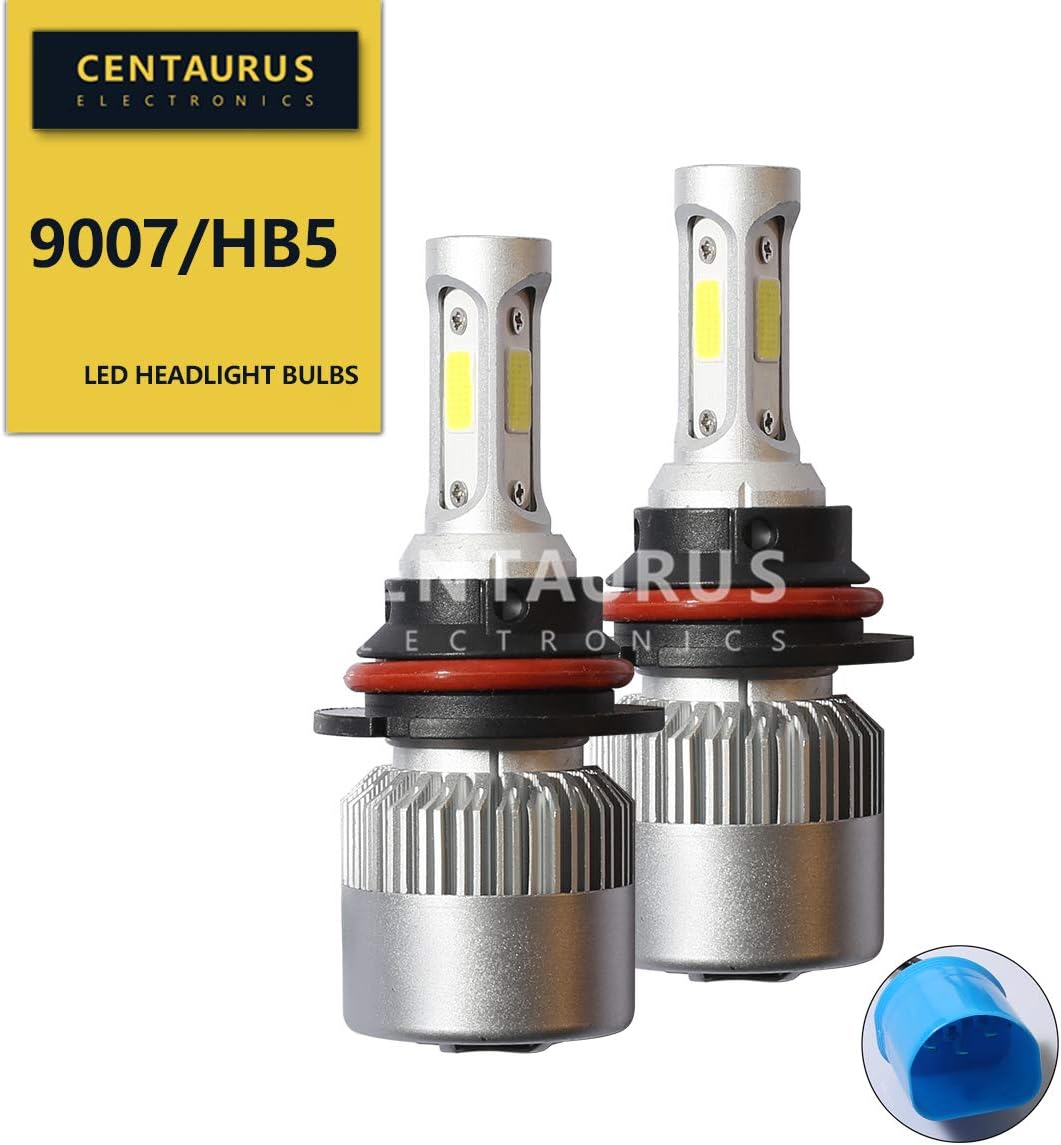 Which Is The Best 9007 Led Headlight Bulb  Cooling 72W 8000Lm 6500K