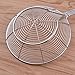 Tenta tenta kitchen Solid Stainless Steel Spider Strainer Skimmer Ladle for Cooking and Frying, Kitchen Utensils Wire Strainer Pasta Strainer Spoon. (7 inch 1pc)