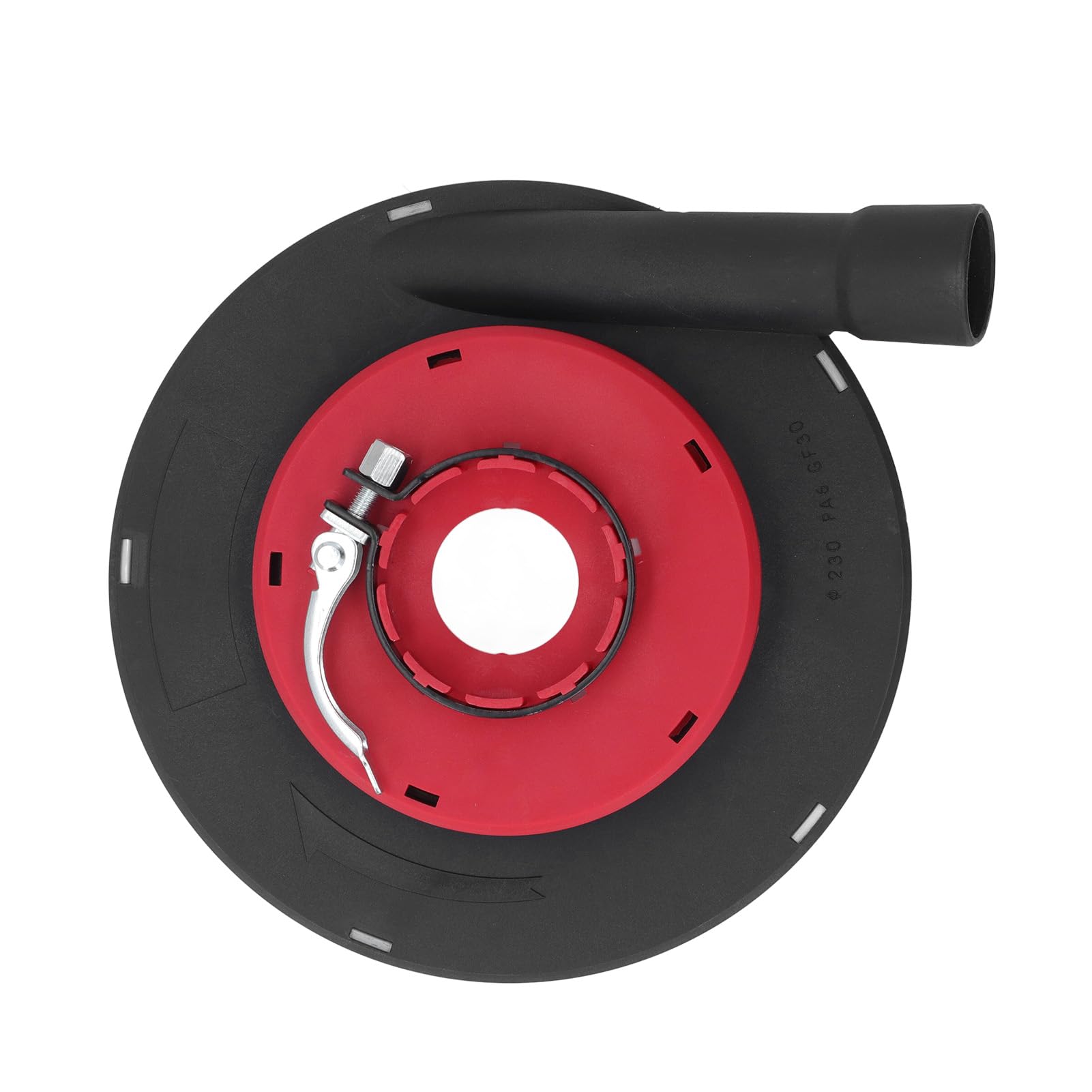 9 Inch Angle Grinder Dust Shroud for 230mm Grinding Wheel Red Black PA6 Angle Grinder Grinding Dust Shroud Cover
