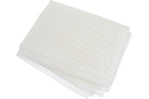 COHEALI Woven Mesh Fabric Crochet Cross Stitch Kit for Rugs, Carpet, Canvas Braiding, Latch Hook, Embroidery, Tapestry Making - DIY Craft Tool