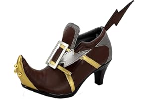 GOTEDDY Women's Mercy Cosplay Shoes Halloween Costume Boots Dress Mid-Heel Pumps