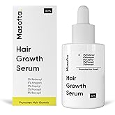 Masofta Hair Growth Serum For Density, Hair fall Control with 3% Redensyl, 5% Capixyl, 4% Anagain, 3% Procapil & 3% Baicapil, Rosemary & Biotin For Both Men & Women, 1.01 fl.oz./30ML