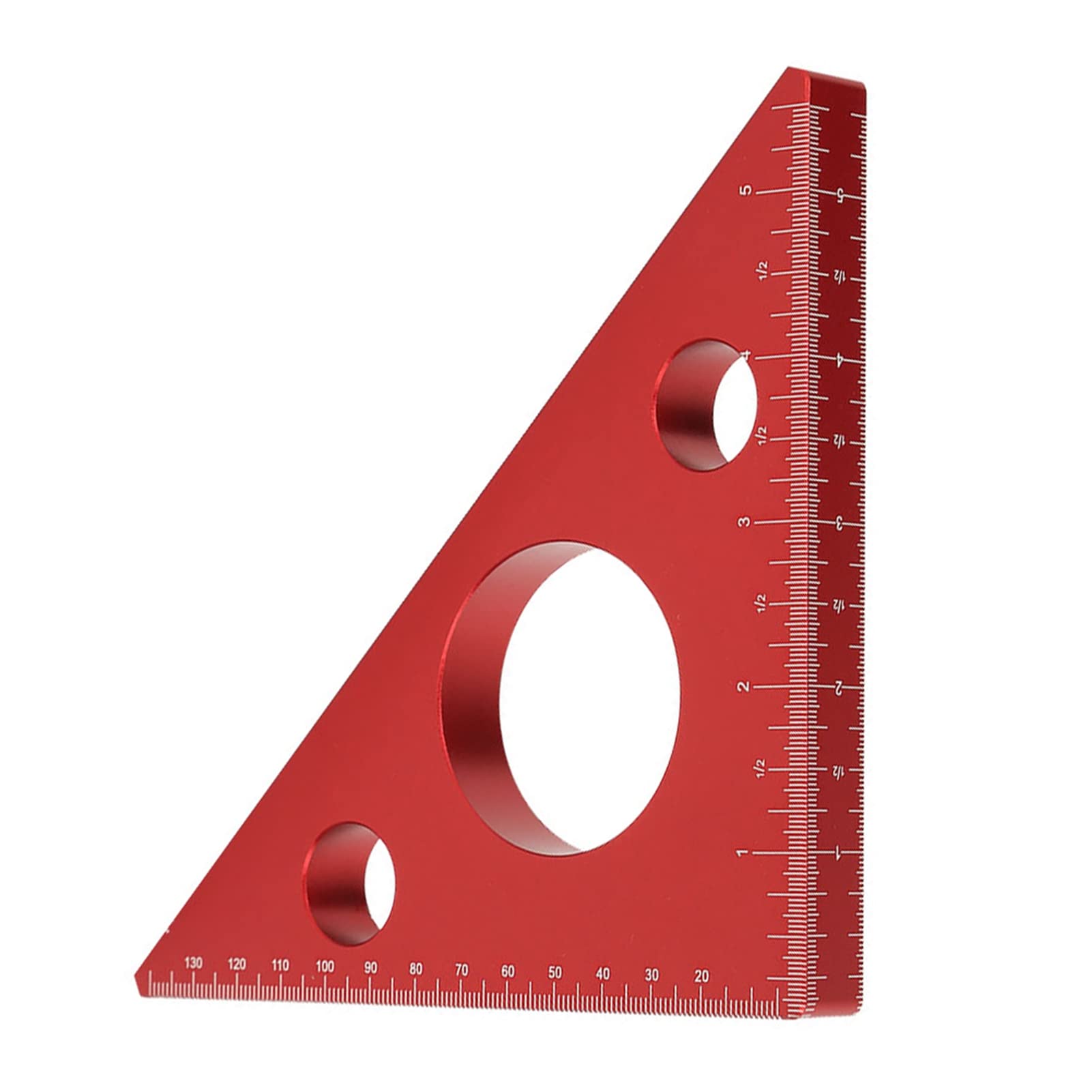 Aluminum Alloy Woodworking Triangle Ruler Precious Carpentry Square Diy Right Angle Ruler