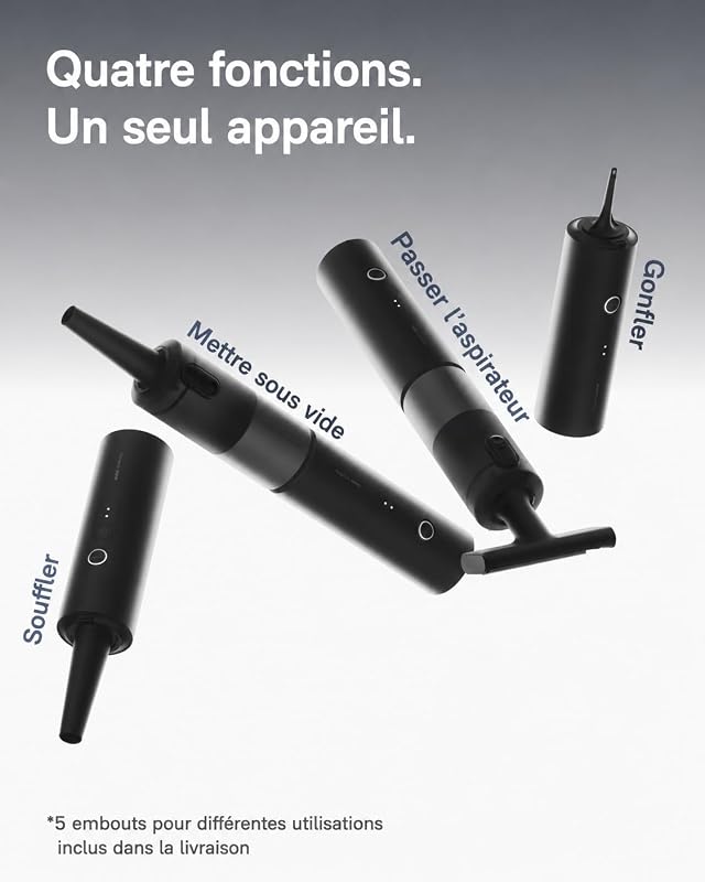 Aspirateur Voiture Puissant sans Fil, aspirateur à Main 20 000 Pa
