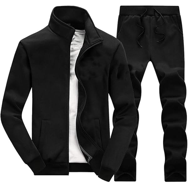 HOSHI X WOOZI TRACK JACKET ＆ PANTS セット xzbailisha Men's 2 Piece Outfits Casual Track Suit Long