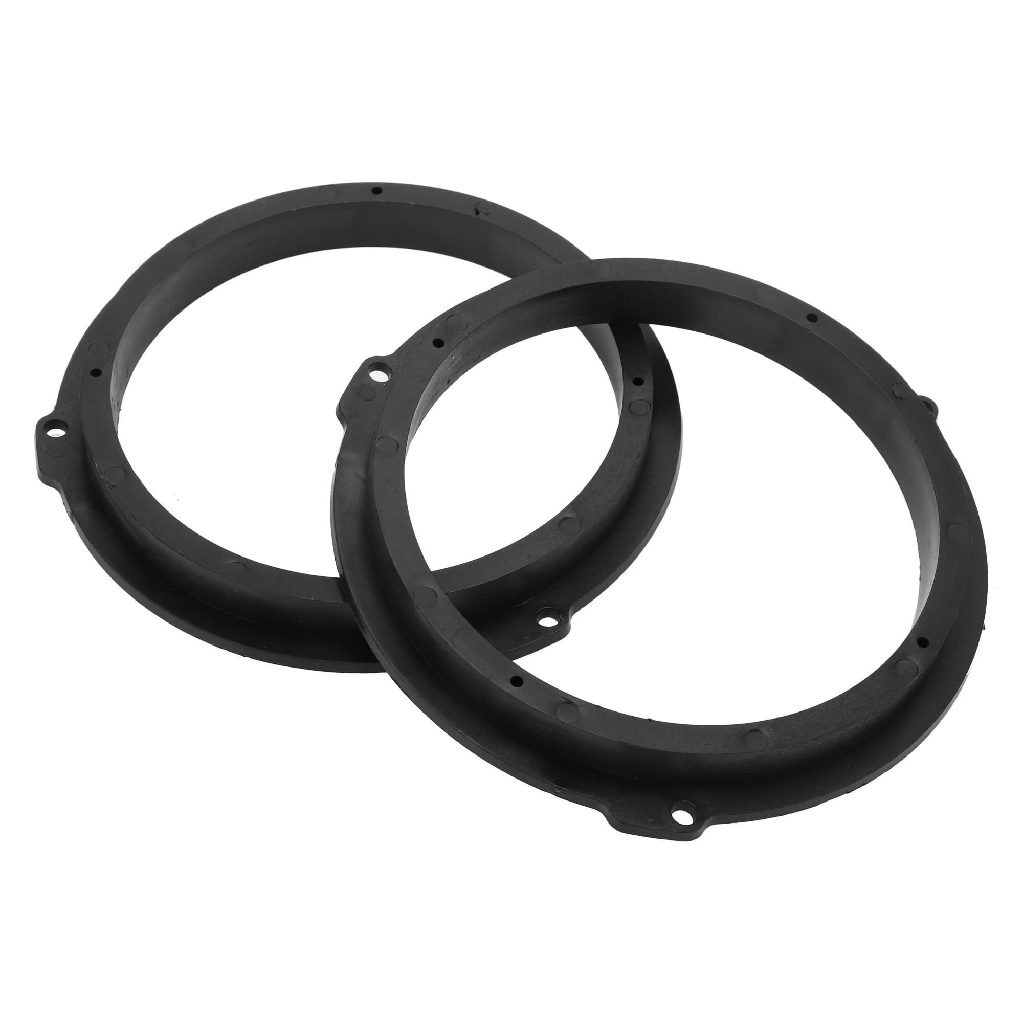 INFINAUTO Speaker Spacer Ring Tweeter Speaker Spacer Adapter Front for 6.5" for FORD TRANSIT CUSTOM 2012-onwards ABS Black Waterproof