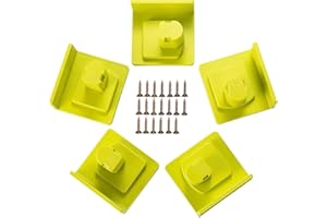 Anztek 5 Packs Tool Holder Dock Mount Compatible for ryobi 18V Drill Tools Holder, Hanger(lot of 5,Green)