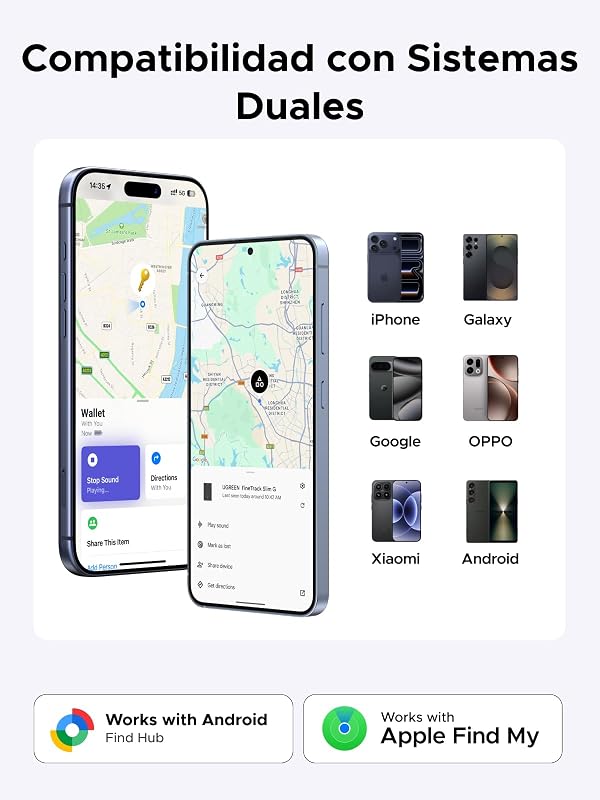 FineTrack Slim Duo 2 Avec iOS Find My et Android Find Hub