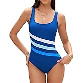 HAIVIDO Womens One Piece Swimsuits Athletic Bathing Suit Full Coverage Sport Swimwear Slimming Modest Swim Suits