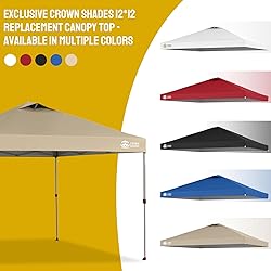 CROWN SHADES 12x12 Canopy Replacement Top - Only