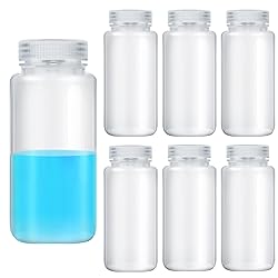 Tatuo 6 Pcs 16oz 500ml Plastic Sample Bottles 250ml