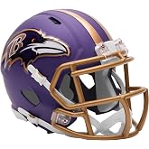 Baltimore Ravens 2026 Purple Rising On-Field Alternate Revolution Speed Mini Football Helmet - New in Riddell Box