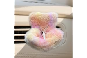 PINEFOLK Seat for 15cm&17cm Monster Keychain(Macaron/Have a seat/Energy),Display Accessories for 6.7" Blind Box with car air Vent Clip.for Adults Collection(Yellow-Pink Ombre)