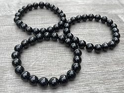 Shungite Crystal Bead Bracelet 8mm, Wholesale