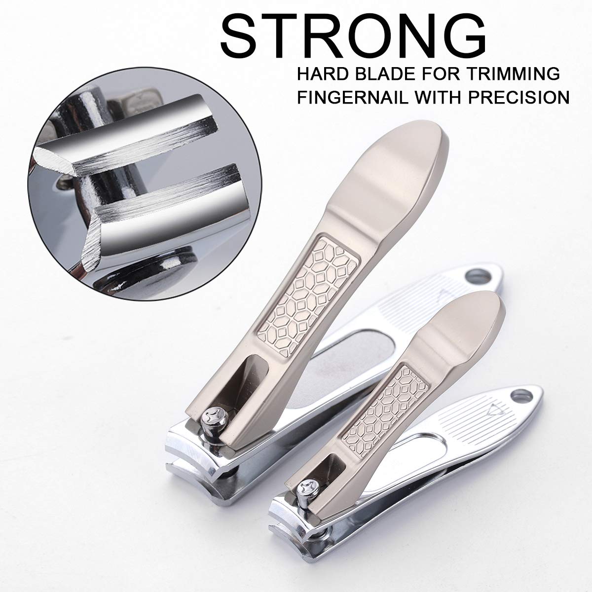 FAMILIFE Manicure Set, 8 in 1 Professional L13 Manicure Kit Nail Clipper Set Stainless Steel Pedicure Tools Kit Portable Grooming Kit with Pink Leather Travel Case for Women Girl : Beauty