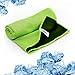 Sports Cooling Towel, iXCC Flash Drying High Breathability Soft Ice Cold Towel for Running, Hiking, Golf, Yoga, Gym, Workout and More - Blue