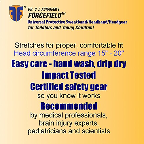 Toddler Safety Fall Protection Sweatband by Forcefield - Soft Helmet Head Gear Alternative - This is The one Children wear - Impact Certified Strong Protective Safety Reduces Impact up to 83% (Pink)