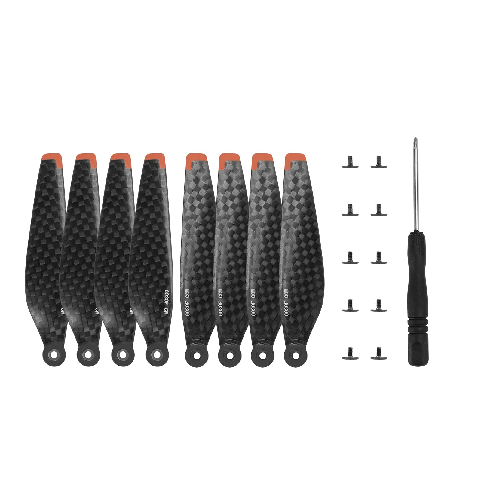 LICHIFIT 6030F Carbon Fiber Propellers for DJI Mini 4 Pro/Mini 3 Pro Drone Low Noise Blades Wing Paddle Props Replacement Accessories
