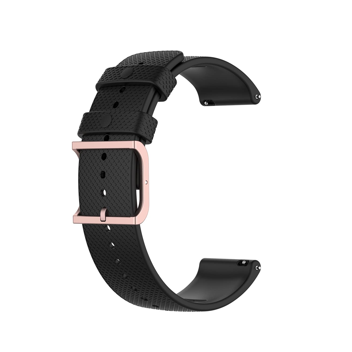 Muovrto 20mm Watch Strap 22mm strap Replacement Watch Strap Watch Band Sport band Strap For Polar Grit X/Vantage M/M2/Polar Ignite/polar Pacer/Polar Unite (20mm strap, Black)