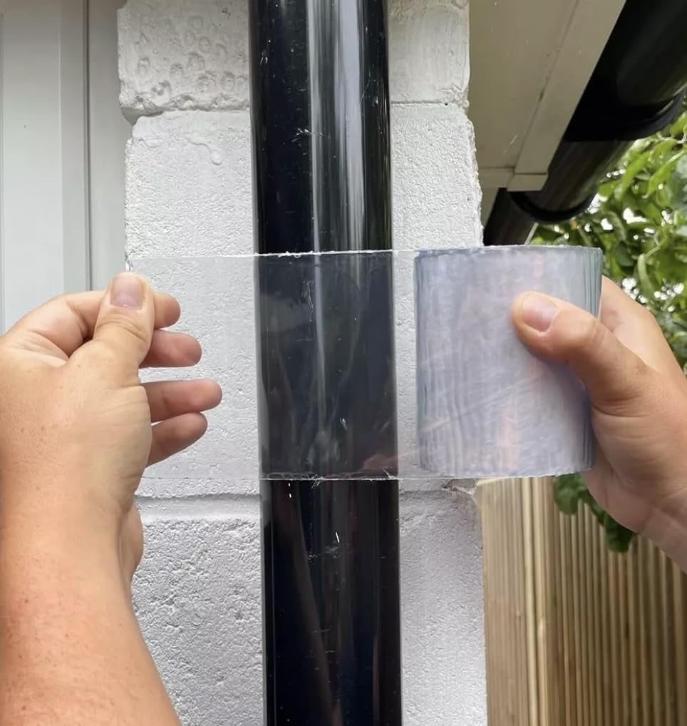 Premium Clear Waterproof Leak Repair Sealing Tape For Down Pipe, Gutters And Pipes