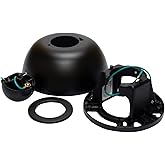 Fanimation Wet Rated Ceiling Fan Sloped Ceiling Kit 6.5 Inch Wide with Black Finish