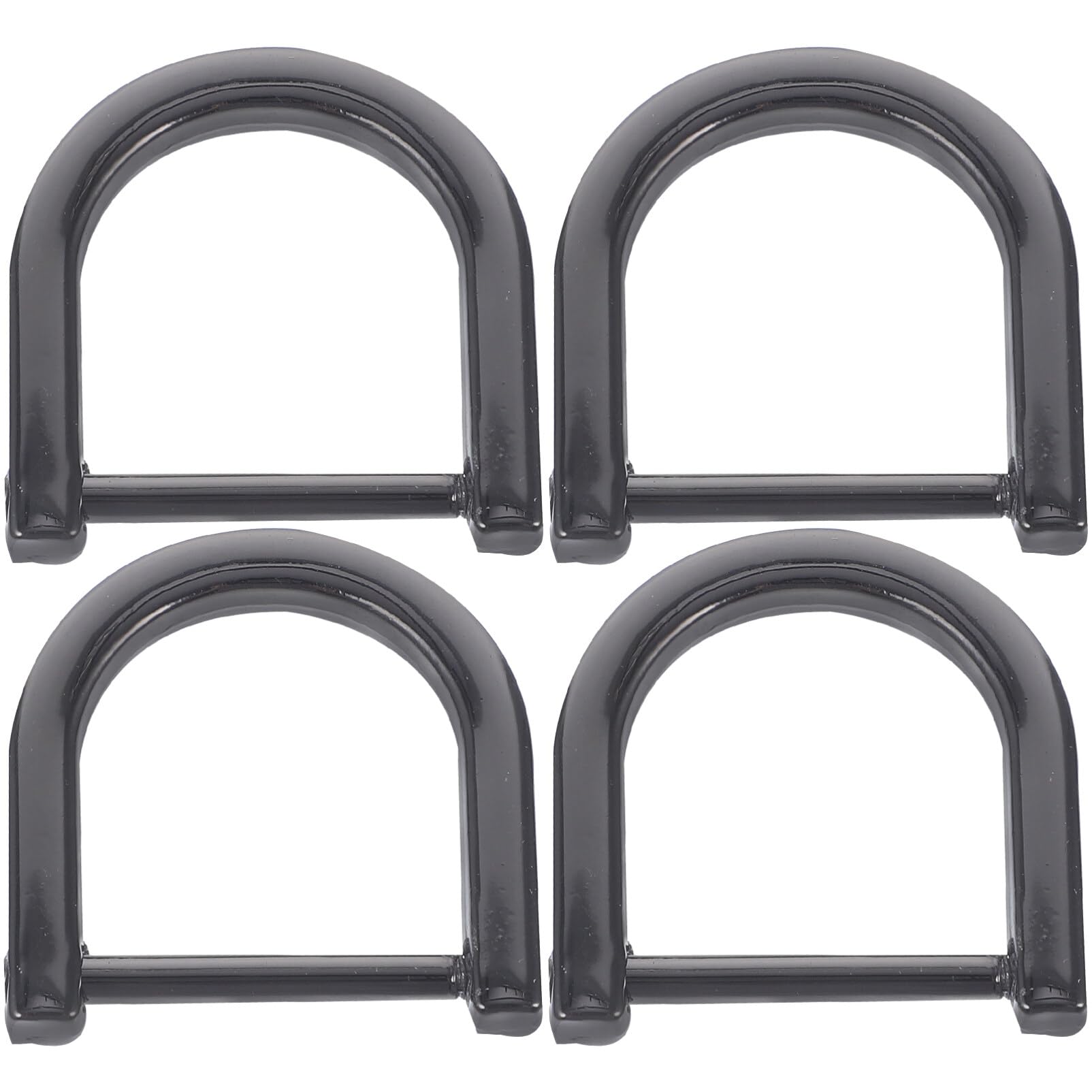 Artibetter Zinc Alloy D Ring Buckle with Screws 4 Pcs Detachable Hardware Accessories for Backpack Straps and Diy Adjustments Compact 1.06In Size