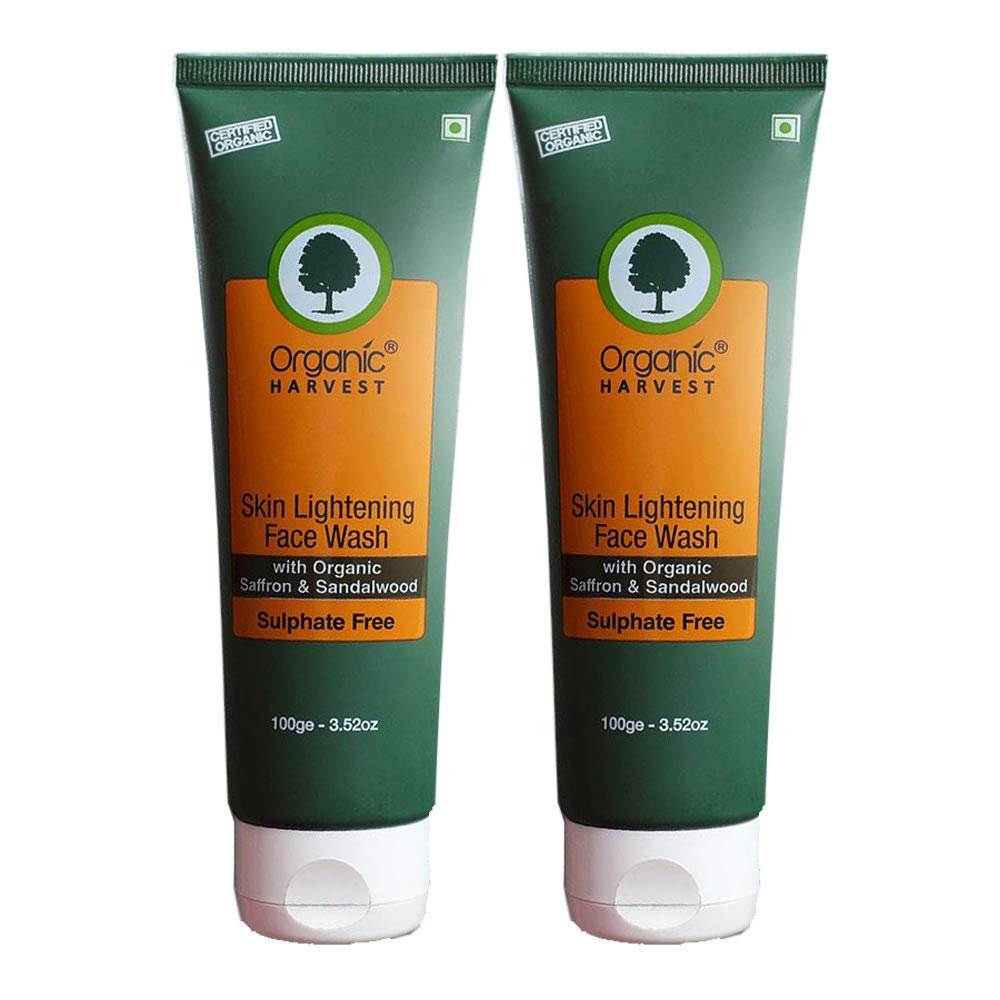 organic harvest skin lightening face wash