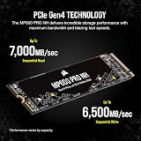 Corsair MP600 PRO NH 1TB PCIe Gen4 x4 NVMe M.2 2280 SSD 7000MB/s No Heatsink view 3