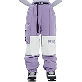 HIGH EXPERIENCE Ski Pants Snow Snowboard Pants Waterproof Insulated Baggy Windproof Hiking Winter Warm for Men Women