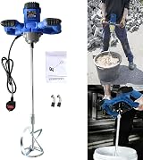BRIEFNESS 2600W Electric Paddle Mixer Mortar Plaster Cement Paint 6 Speed M14 view 1