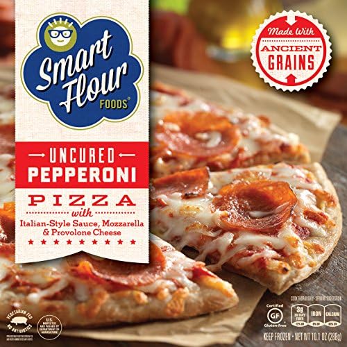 Smart Flour Foods; Uncured Pepperoni Pizza, 10.1 Ounce (Case of 6)