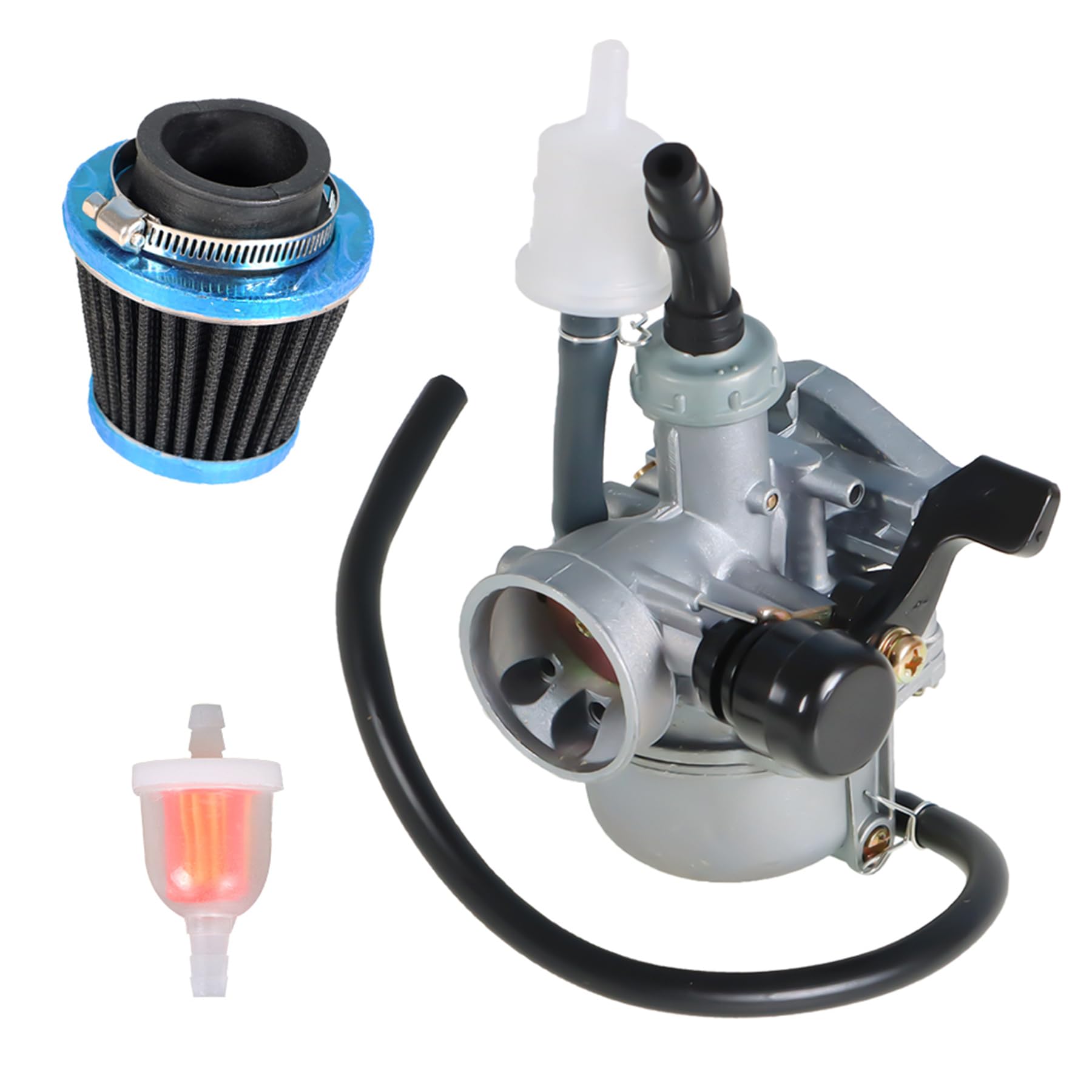 Photo 1 of ALL-CARB PZ19 Carburetor 50cc 70cc 90cc 110cc 125cc Replacement for ATV Dirt Bike Go Kart with Air Filter