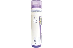 Boiron Sulfur 30ch,Homeopathic medicine. Each tube contains 4 g (approximately 80 pellets)