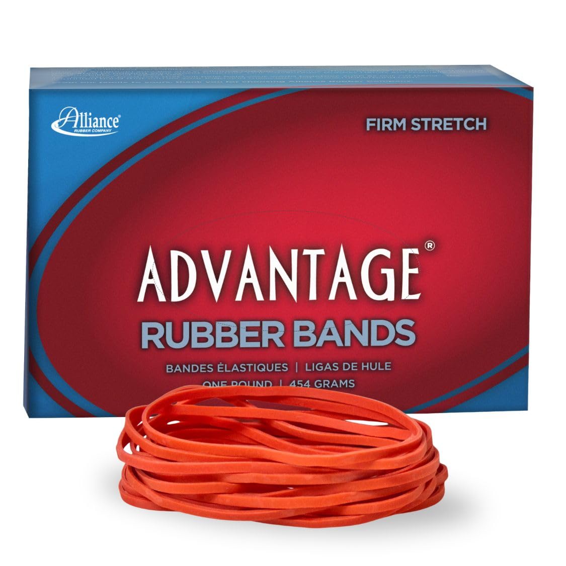 Alliance Rubber 96365 Industrial Quality Size #36 Red Packer Bands. 1 lb Box Contains Approx. 320 Heavy Duty Bands (5" x 1/8", Red)