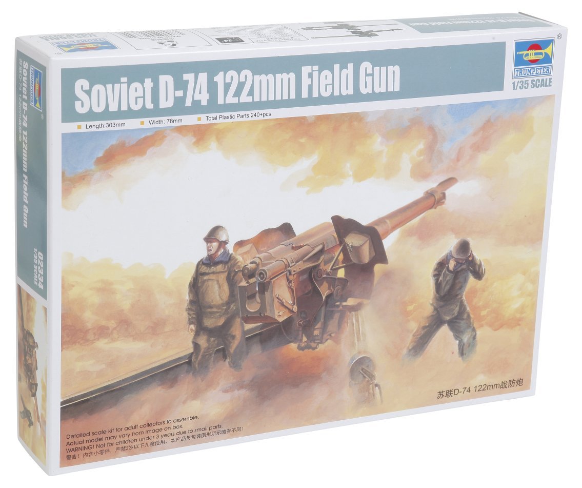 Trumpeter 1:35 - Soviet D-74 122mm Field Gun