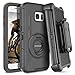 S7 Case,Galaxy S7 Case,DUEDUE Ring Kickstand Belt Clip Holster,Shockproof Heavy Duty Hybrid Hard PC Soft Silicone Full Body Rugged Protective Case for Samsung Galaxy S7 (G930), Black