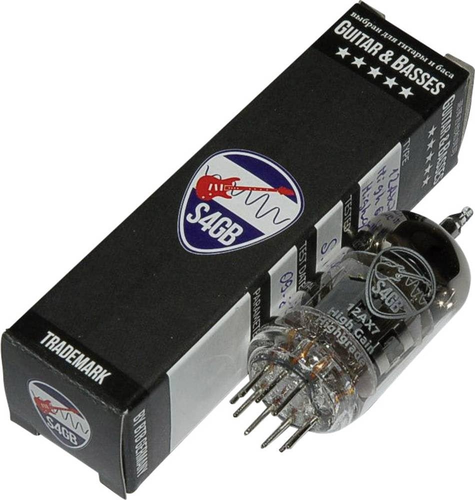 No Name 12AX7 S4GB High Gain Electronic Tube Selected for Guitar & Bass Double Triode Number of Poles: 9 Socket: