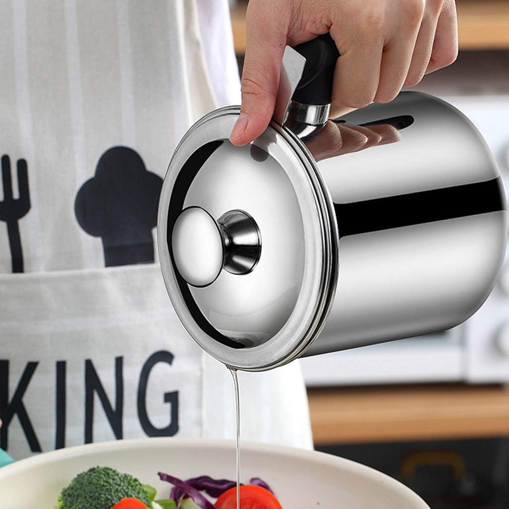 1 2l Filtro Aceite Cocina Acero Inoxidable Recipiente Aceite Usado Cocina Con Malla Fina Colador Y Tapa Para Grasera Qianduoduo888 Olla De Colador De Grasa De Aceite Color Rojo Utensilios Hogar Y Cocina Ourhouserestaurant Com