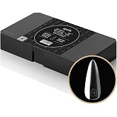 Apr&eacute;s Gel-X&reg; Stiletto Box of Nail Tips | 280 Gel-X Tips, Soft Tips, 14 Sizes 00-9 | Half-sizes Included (Natural Stiletto Medium, 280 Count)