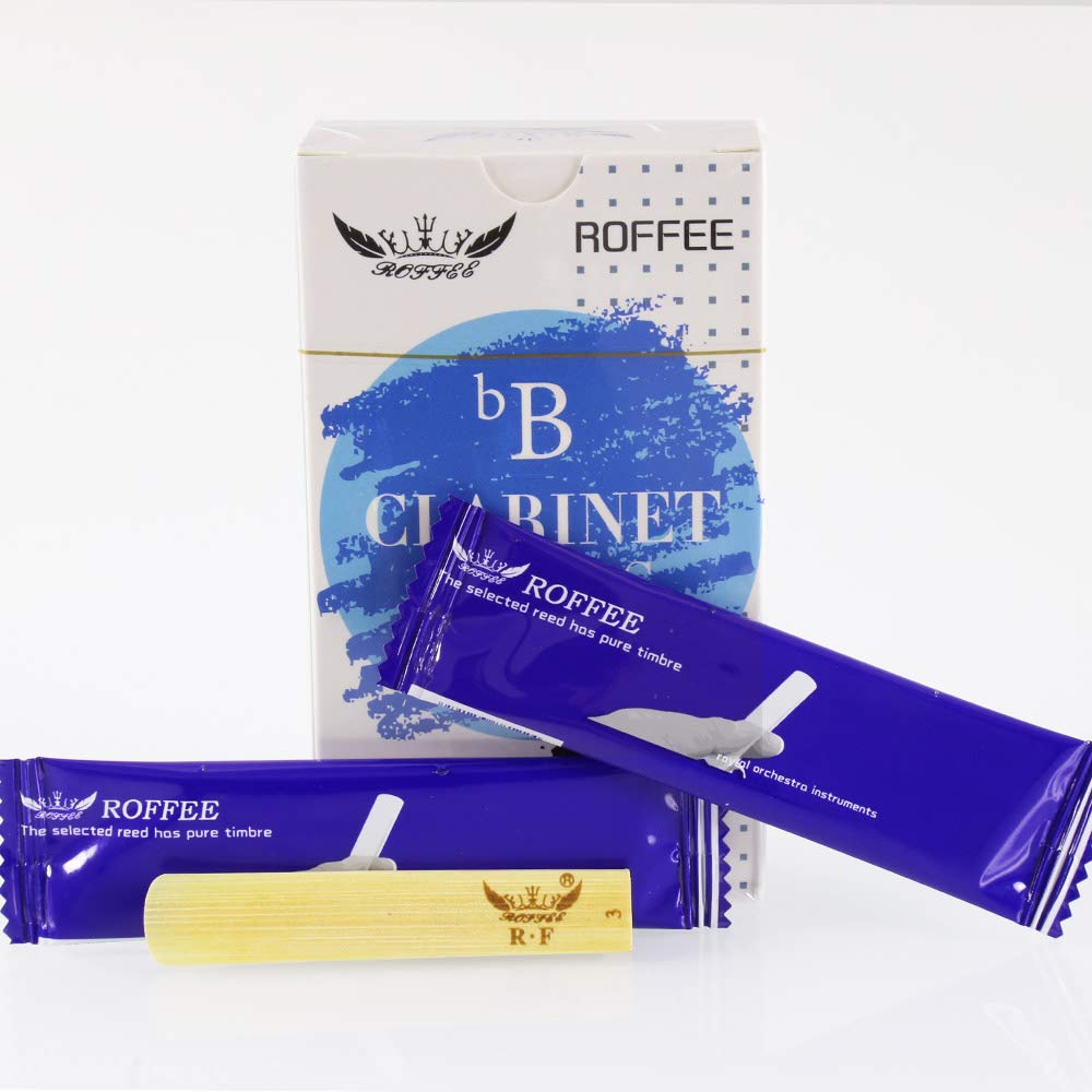 ROFFEE Bb Clarinet Reeds Strength 3.0, 10 pcs/box, individual packing