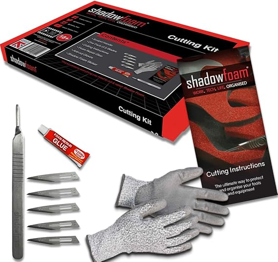 Shadow Foam Cutting Kit for use with Shadow Foam Customisable Liners