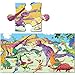 eeBoo Dinosaurs at Leisure Panoramic Floor Puzzle, 36 pieces