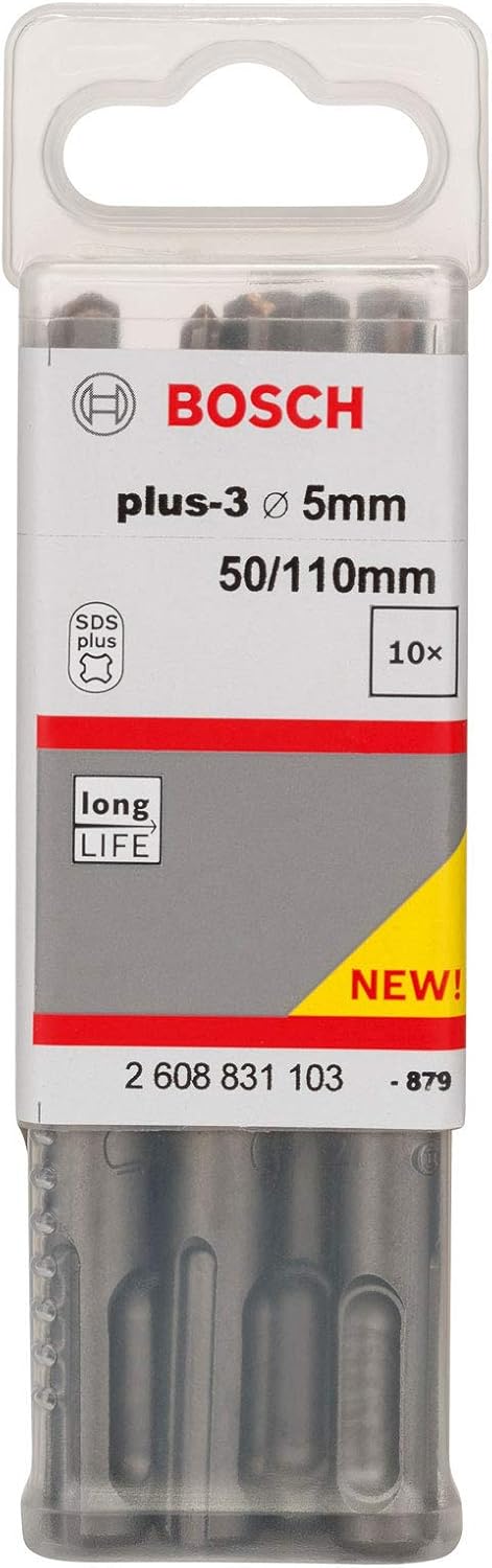 Bosch 2608831022 "SDS Plus-3" Hammer Drill Bit, 0 V, Grey, 8 x 400 x 460 mm - Image 4