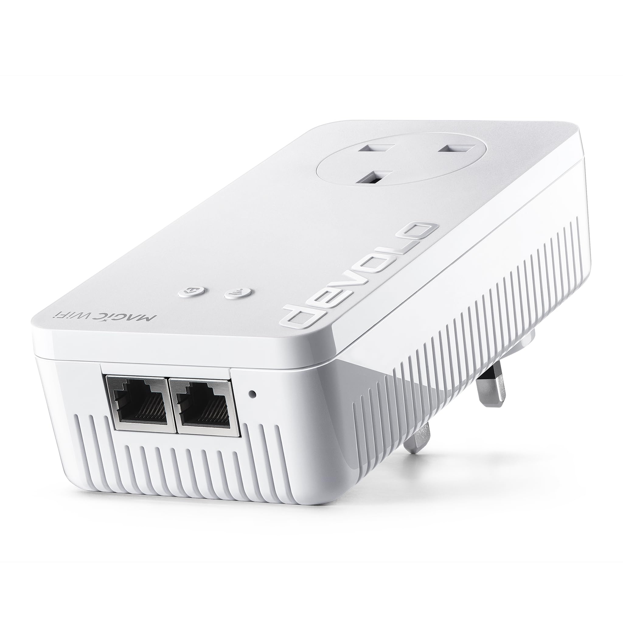 Devolo Magic 1-1200 Wi-Fi 5 Add-On Powerline Adapter, Mesh Wi-Fi, (Up To 1200 Mbps Via Powerline, Wi-Fi 5, Wi-Fi Anywhere, Access Point, 2x Fast Ethernet Ports, Stable Home Working)