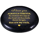 Anniversary Valentines Day Gifts for Him Her You are My Rock Anniversary Keepsake National Boyfriend Day Gifts Wedding Gift for Men Women Husband Wife Christmas Engagement Gift for Couples