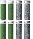 JTrim For Emjoi Micro-Pedi Refill Rollers Replacement Callus Remover (4 Xtreme Coarse 4 Super Coarse) - Pack of 8 JPT-CRRSX