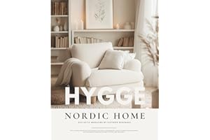 Hygge Nordic Home Interior Design Magazine: Includes 500+ Cozy Scandinavian Interiors, Aesthetic Room Decor Mood Board Book, 