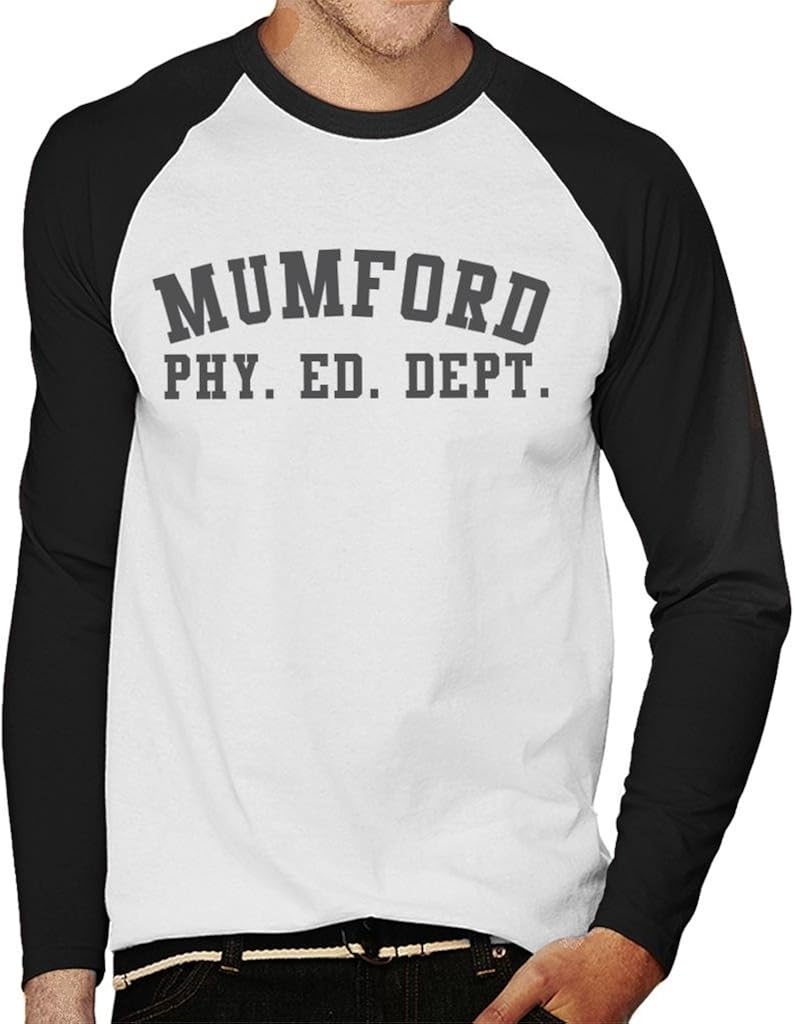 Cloud City 7 Mumford Physical Education Beverly Hills Cop Men's Baseball Long Sleeved T-Shirt 
